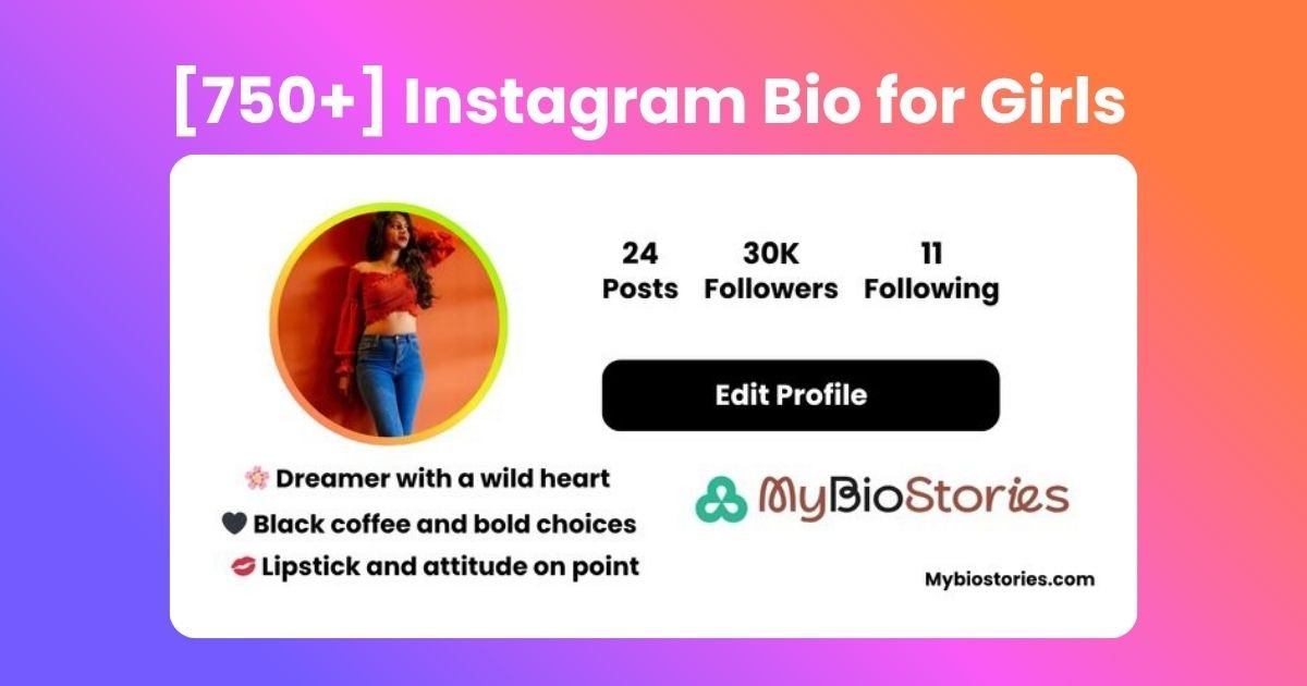 Cute, stylish, and attitude Instagram bio for girls to make profiles more attractive