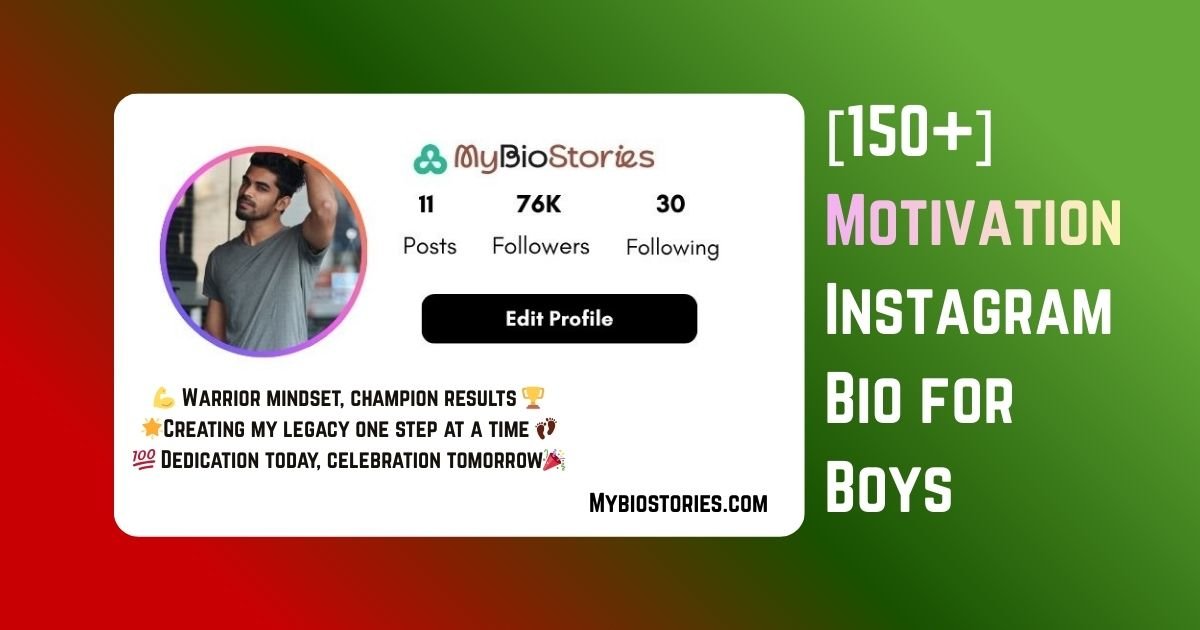 200 Instagram Bio for Boys Motivation – Hindi, English, Stylish, and Emoji Bios