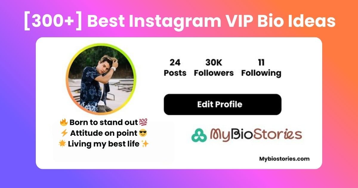 Premium and stylish Instagram VIP bio ideas to make profiles look exclusive
