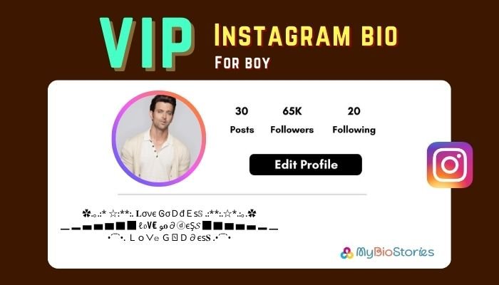 330+ Instagram VIP Bio for Boy (Attitude, Stylish, King, Love, Sad)