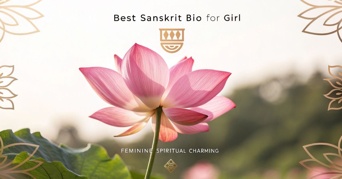 Best Sanskrit bio for Instagram for girl – powerful, beautiful and spiritual bios