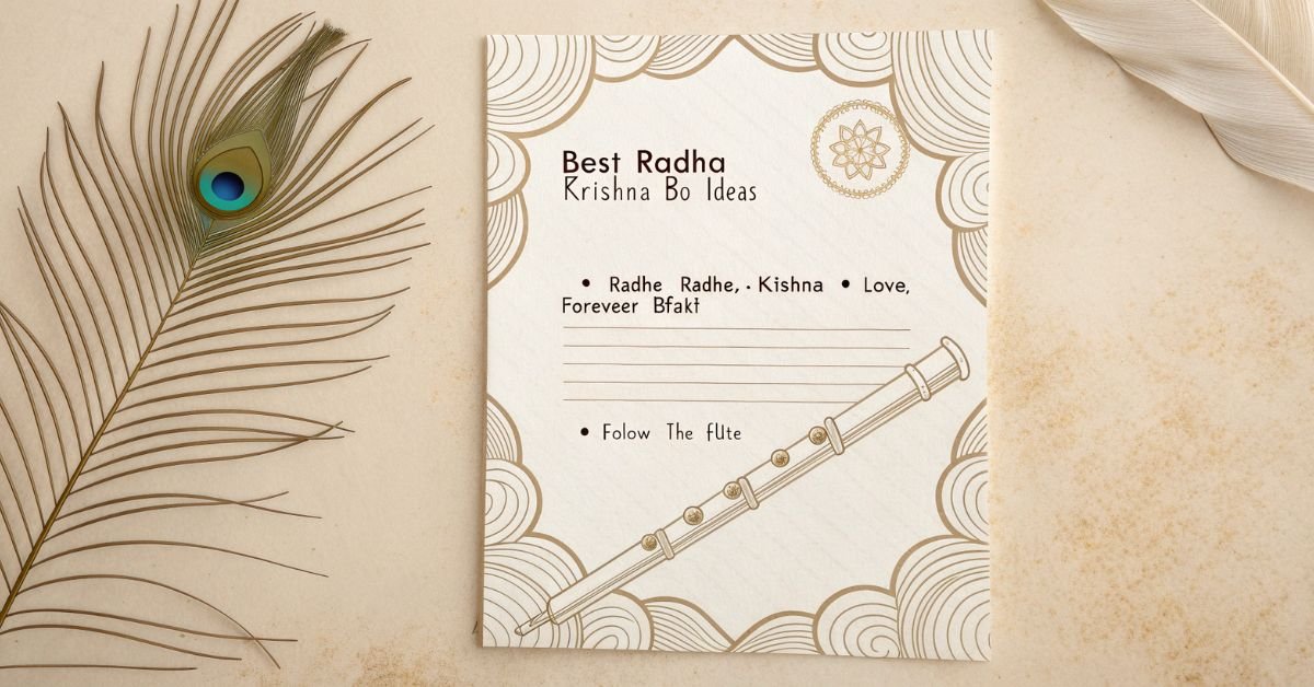 Best Radha Krishna Bio Ideas Best Radha Krishna bio ideas for Instagram with inspirational, spiritual, and romantic captions